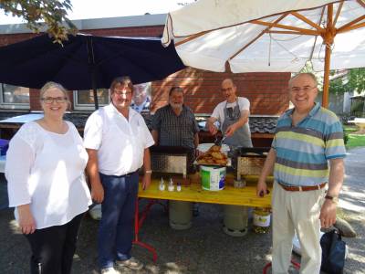 Pufferfest Bortfeld: Besuch von Herrn Dr.Budde