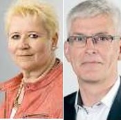 Barbara Schmidtke (SPD) und Jrgemn Wehmer (CDU)