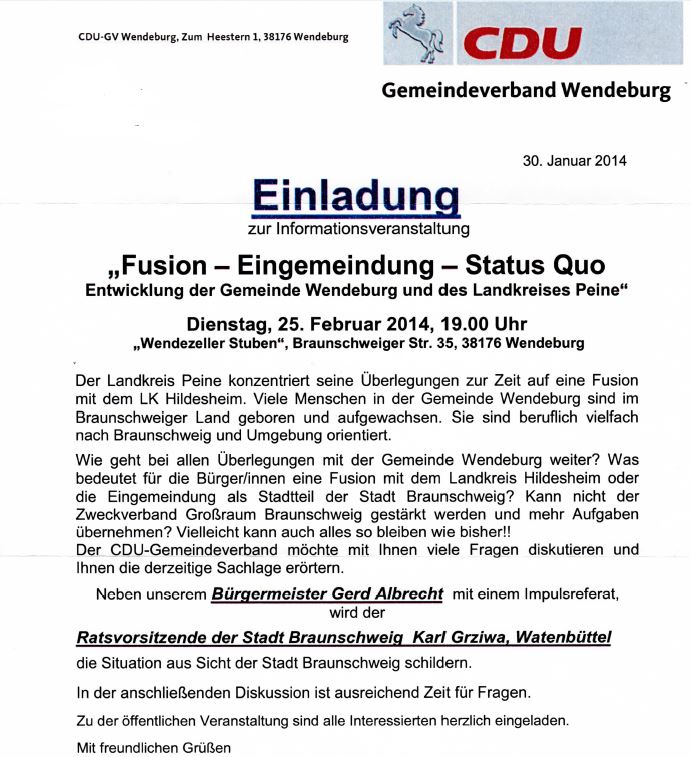Einladung
