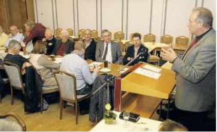 Frank Oesterhelweg, Chef der CDU-Landesverbands Braunschweig, sprach in Wendezelle ber Perspektiven fr das Braunschweiger Land. 